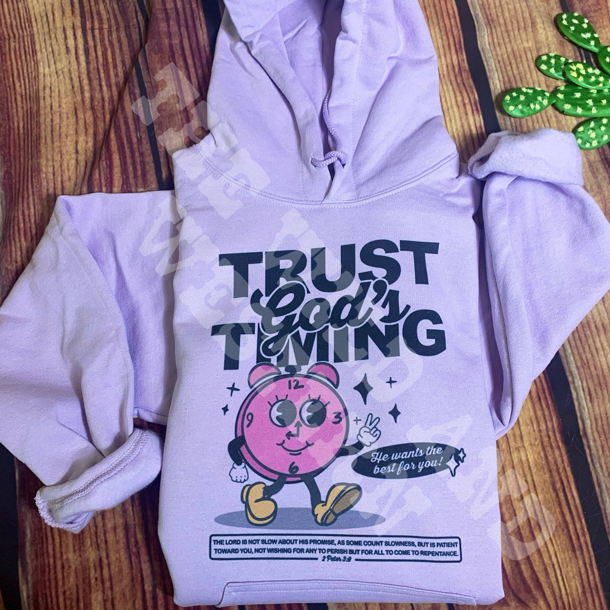 Trust God's Timing  Hoodie