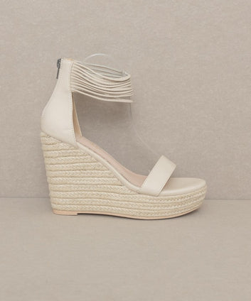 Rosalie - Layered Ankle Wedge