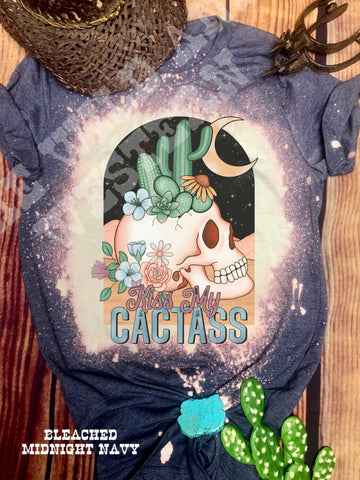 Kiss My Cactass Bleached Tee