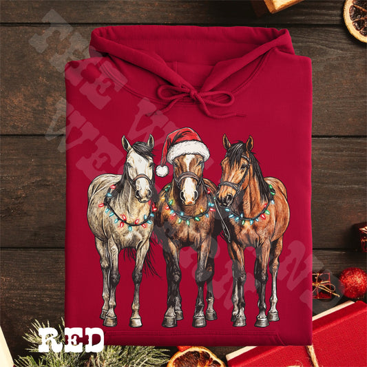 Christmas Horses Sweatshirt