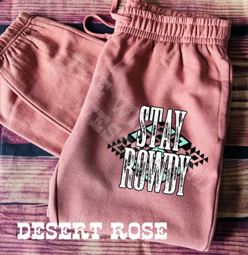 Stay Rowdy Southwestern Sweatpants