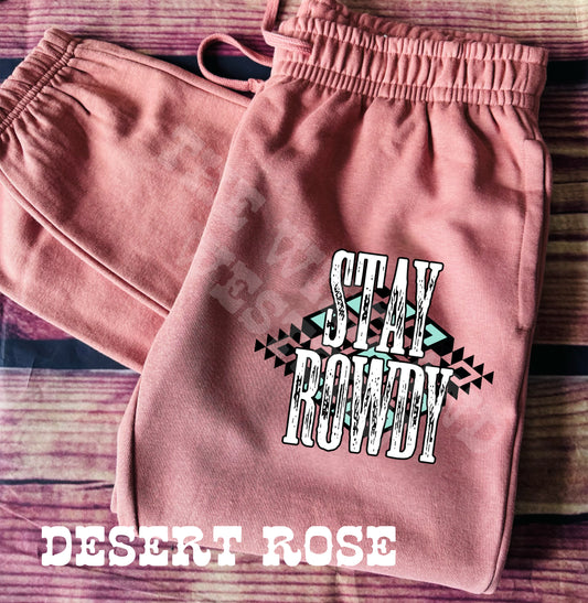 Stay Rowdy Southwestern Sweatpants