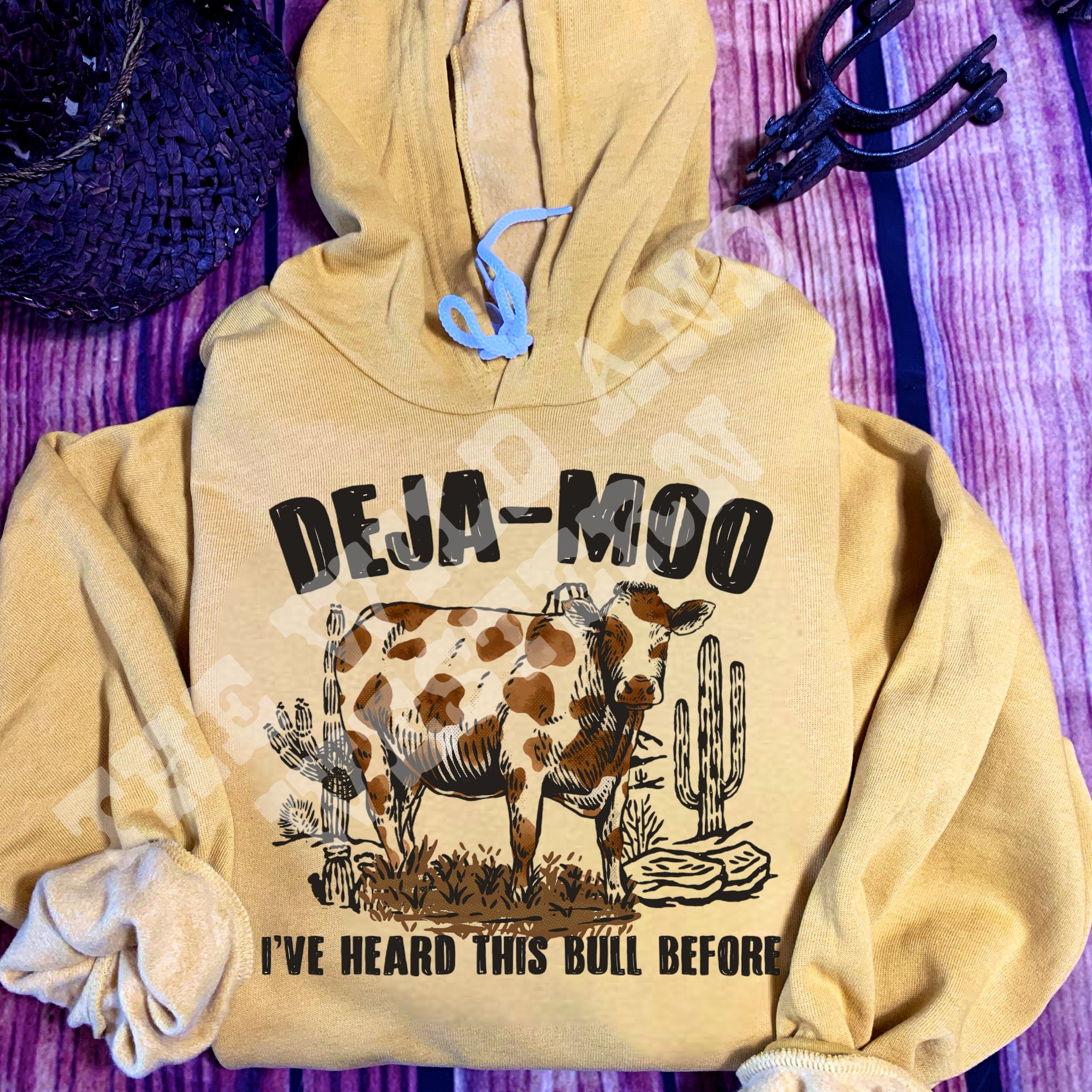 Deja Moo I've Heard This Bull Before Hoodie