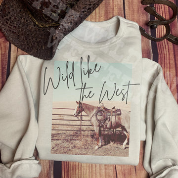 Wild Like The West Crewneck Sweatshirt