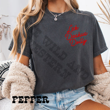 The Girls Club Custom Horse Comfort Colors Graphic Tee