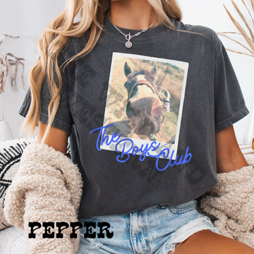 The Boys Club Custom Horse Comfort Colors Graphic Tee