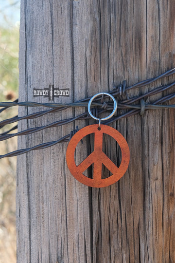 Peace to the World Keychain