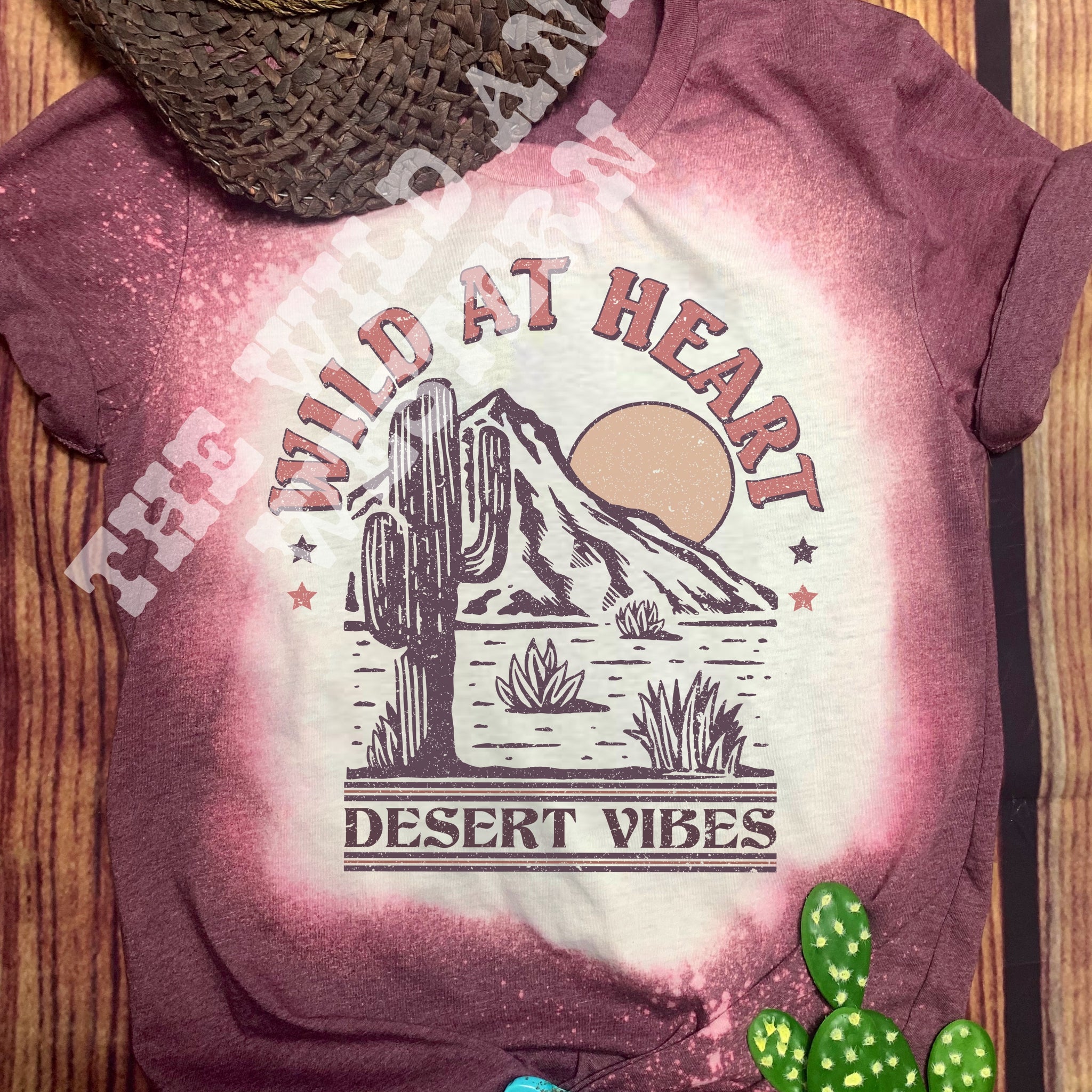Wild at Heart Desert Vibes Bleached Tee