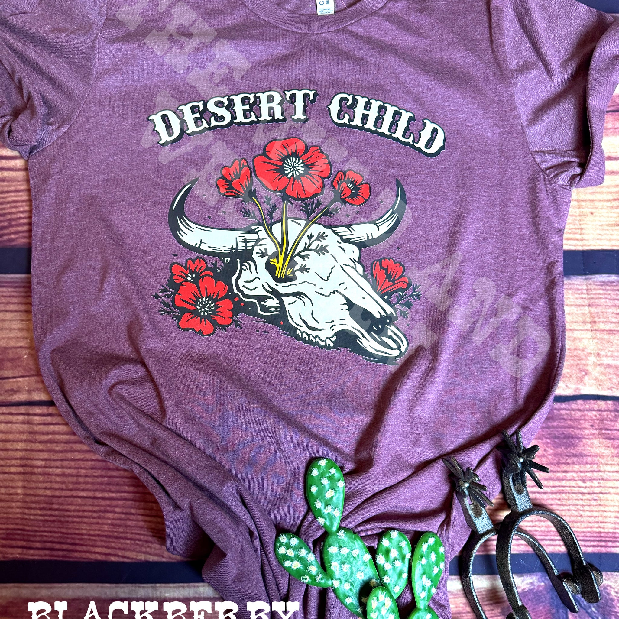 Desert Child Flower Steer Graphic Tee