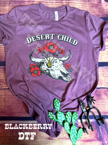 Desert Child Flower Steer Graphic Tee