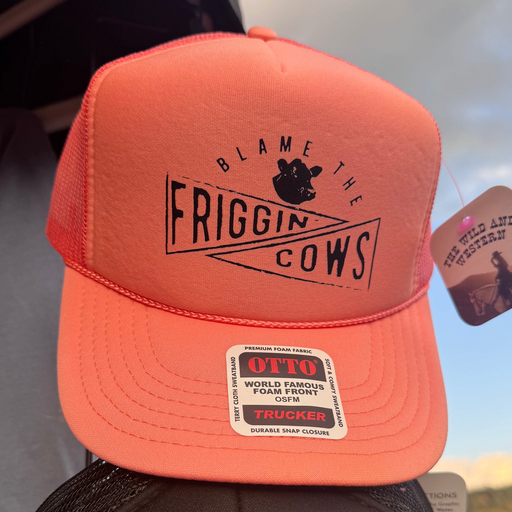 Blame the Friggin Cows Trucker Hat