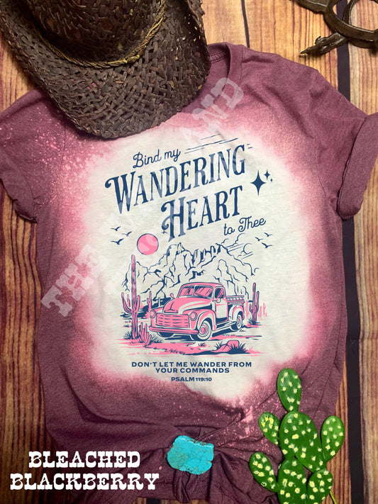 Bind My Wandering Heart To Thee Bleached Tee