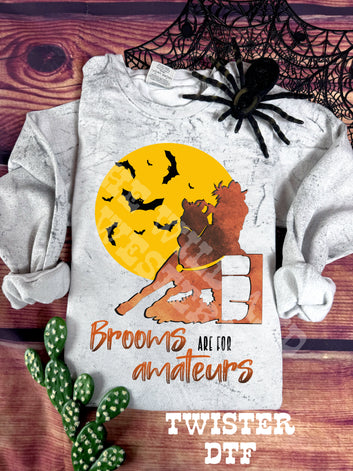 Brooms are for Amateurs Barrel Racing Halloween Crewneck