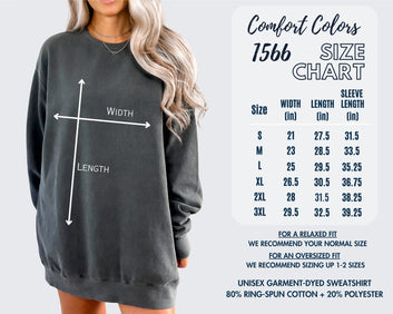 Psalm 3:7 Comfort Colors Crewneck